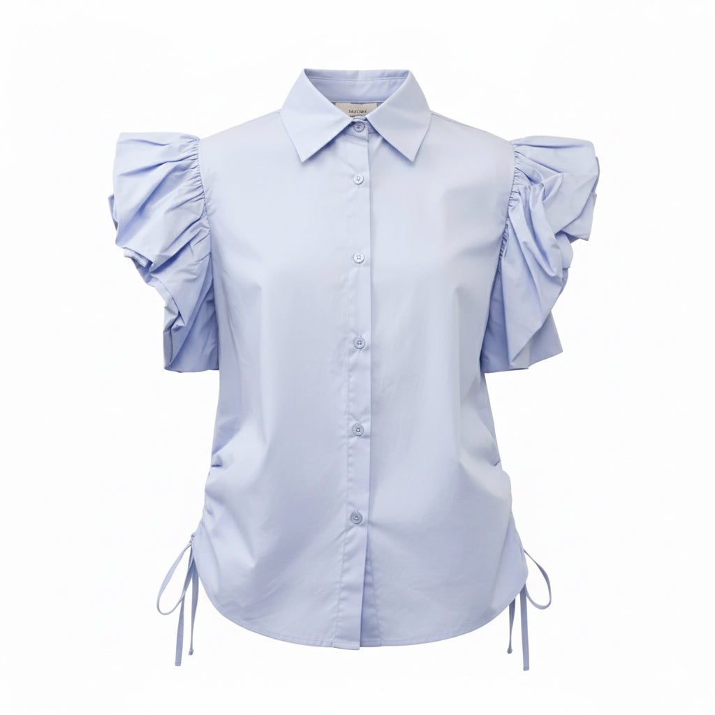 Ruffle Short Sleeve