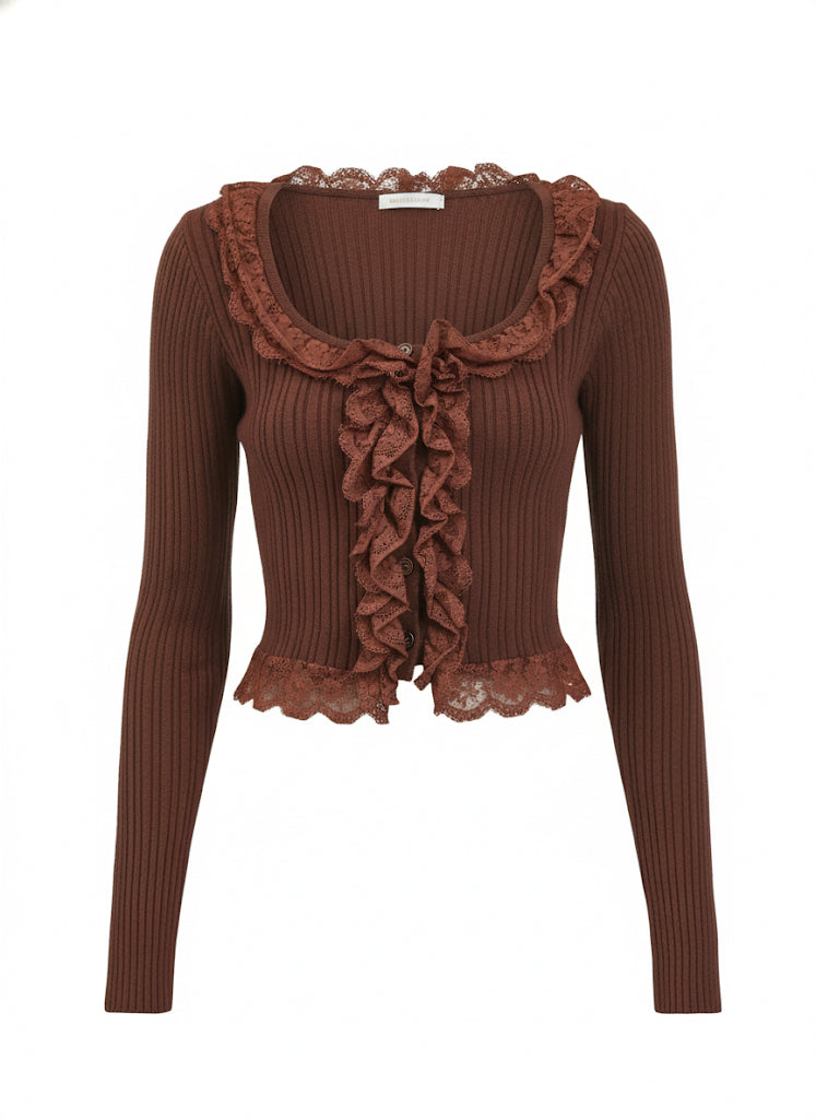 Long Sleeve Ribbed Sweater Top