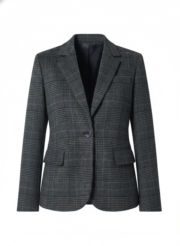Helene Plaid Blazer